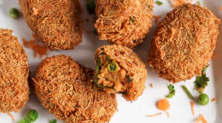Potato Vermicelli Croquettes Recipe