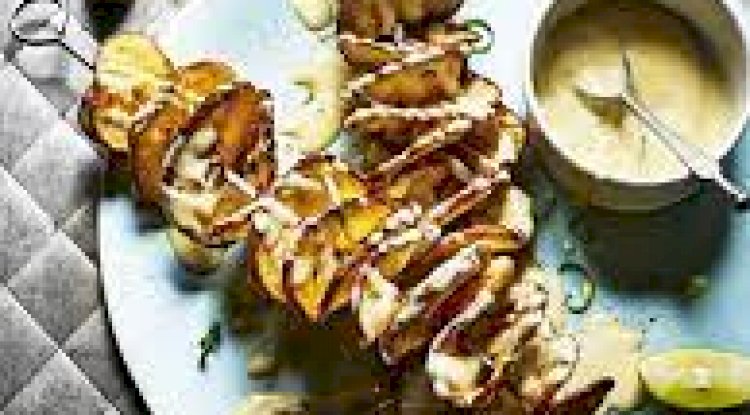 Potato Tornado with Garlic Mayo Recipe