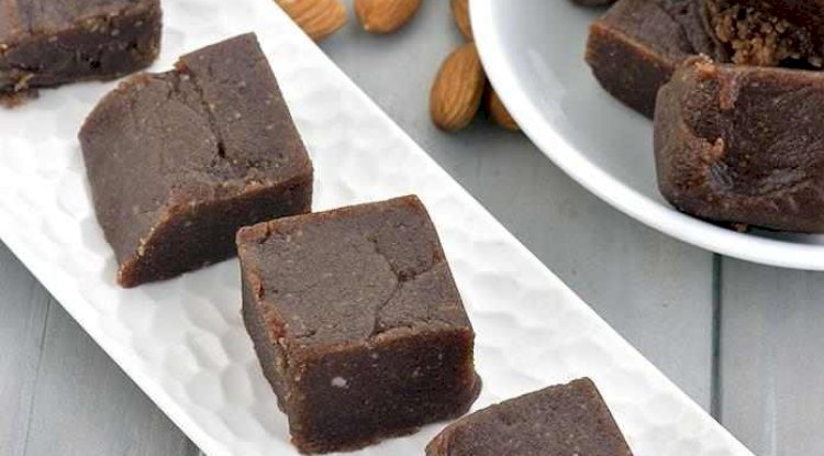 Sugar-free Ragi Burfi Recipe