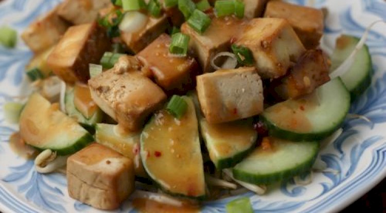 Tofu Cucumber Salad Recipe