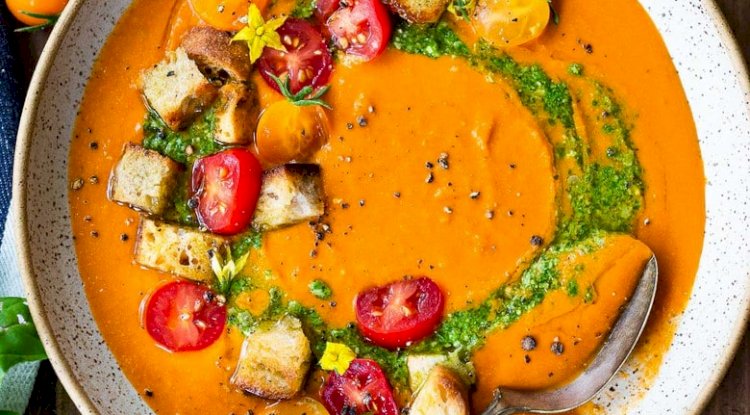 Apple, Tomato and Truffle Soup Recipe