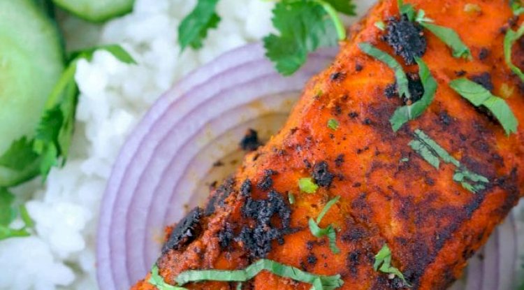 Smokey Indian Spice Box Salmon Recip