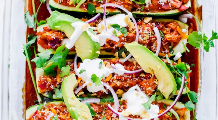 Jackfruit, Edamame and Zucchini Platter Recipe