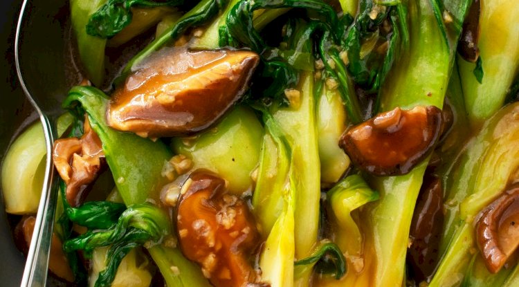 Bok Choy and Mushroom Stir Fry Recipe