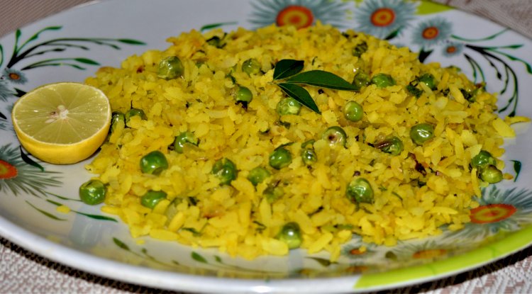 Matar Poha Recipe
