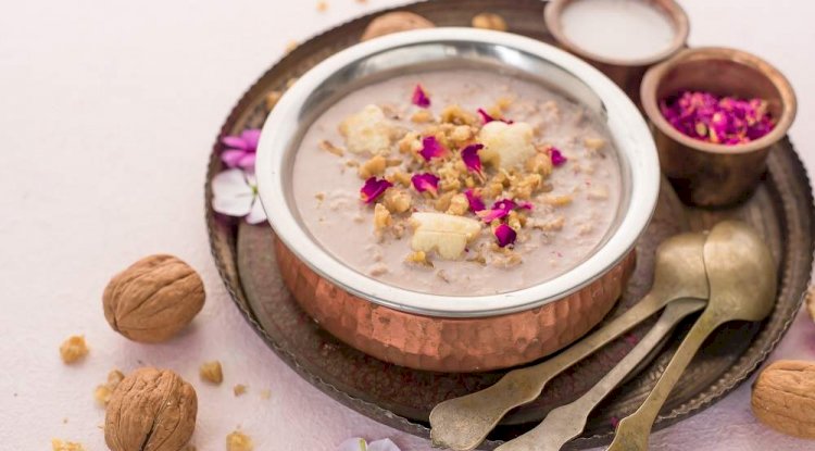 Vegan Walnut Banana Kheer Recipe