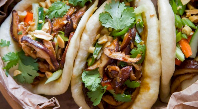 Mushroom Chestnut Bao Buns Recipe