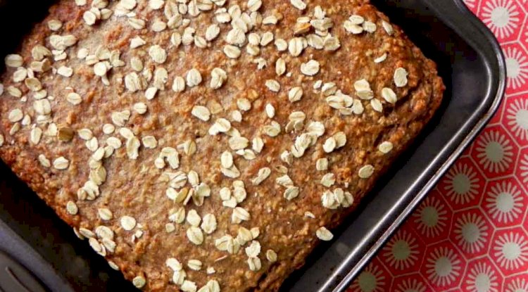 Vegan Banana Oats Chocolate Cake Recipe
