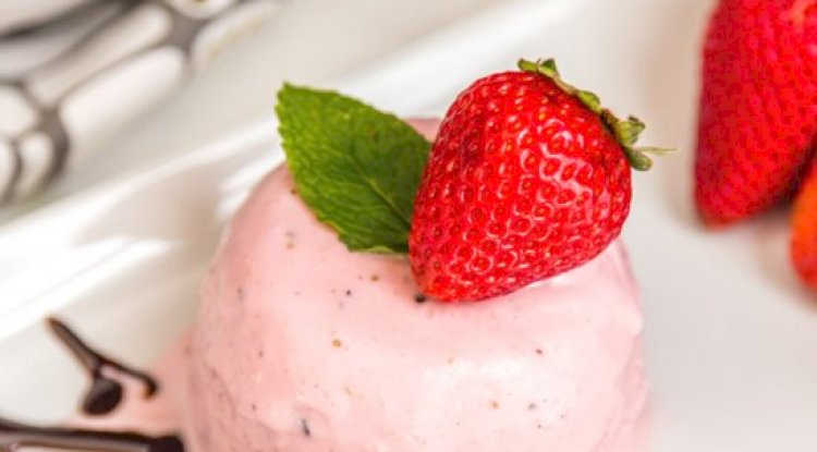 Air Dried Halwa with Strawberry Kulfi Recipe