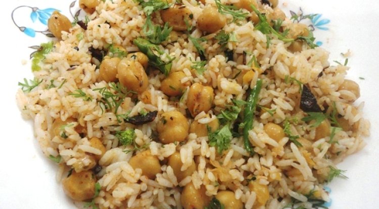 Kabuli Chana Pulao Recipe