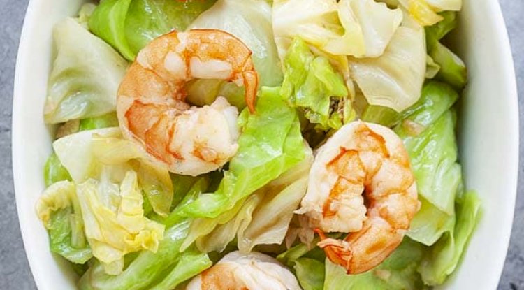 Prawns And Cabbage Recipe