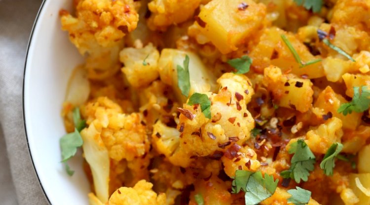 Tadka Potato Cauliflower Recipe