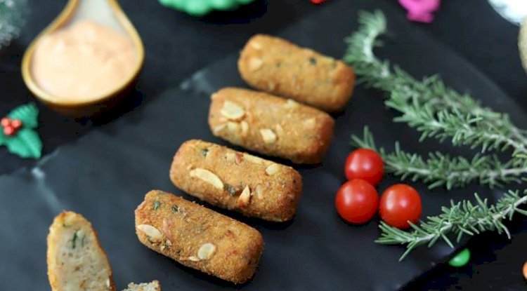 Hazelnut Crusted Cheese Potato Croquettes Recipe