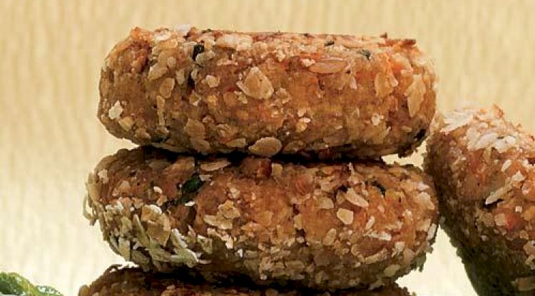 Oil-Free Oats Cutlet Recipe