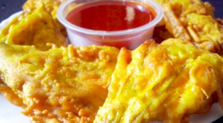 Pumpkin Flower Pakoda Recipe