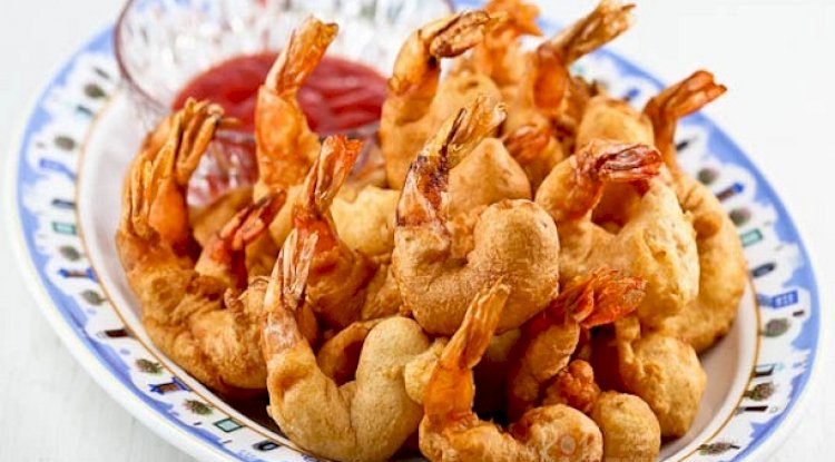 Golden Fried Prawns Recipe