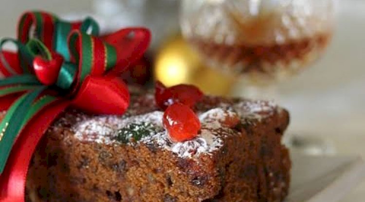 Fruit and Nut Christmas Cake Recipe