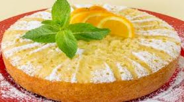 Eggless Orange Cake Recipe