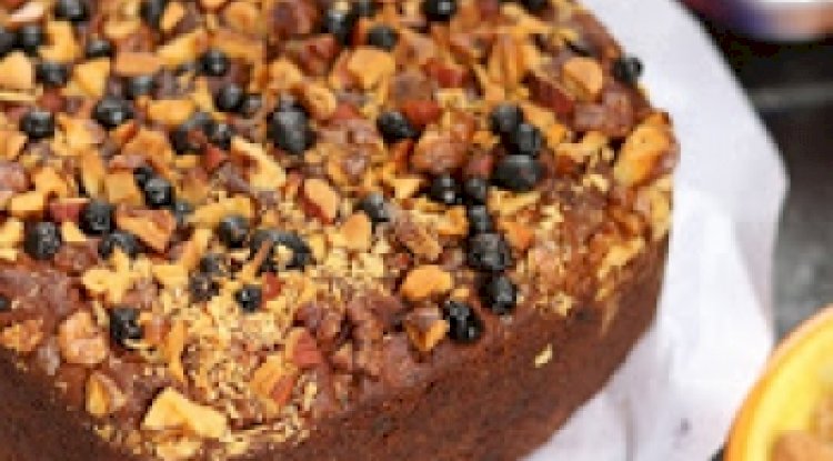 Whole Wheat Jaggery Cake Recipe