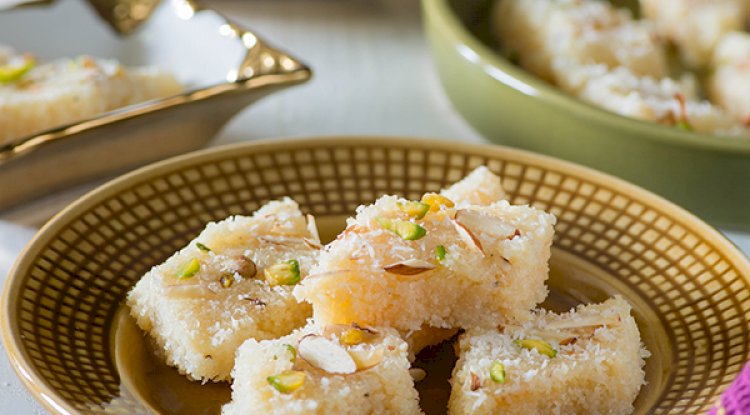Coconut Barfi Recipe