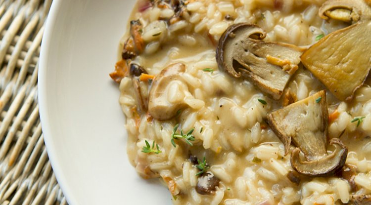 Cheesy Mushroom Risotto Recipe