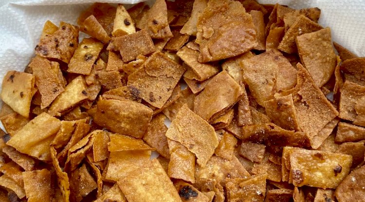 Leftover Chapati Crackers Recipe
