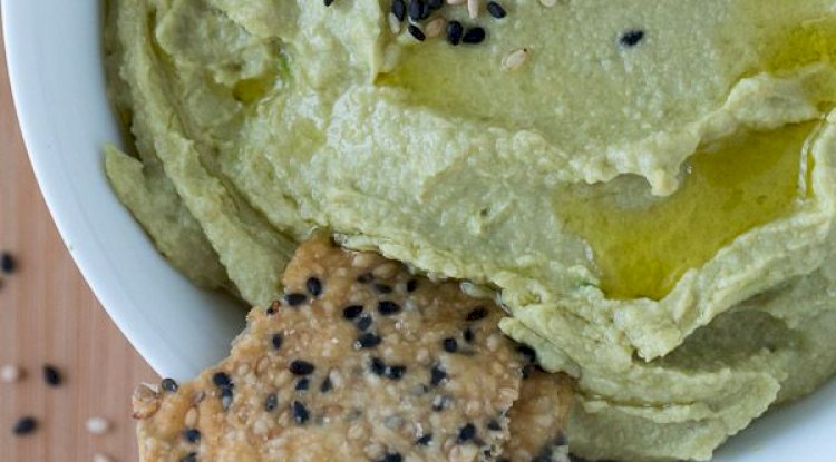 Guacamole on Sesame Lavash Recipe