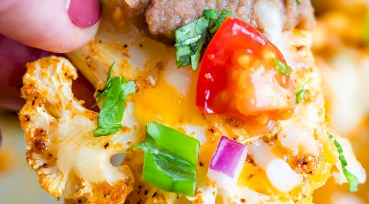 Cheesy Cauliflower Nachos Recipe