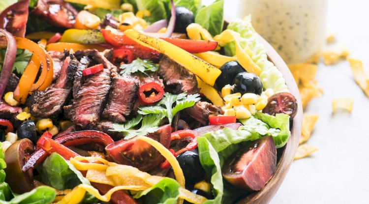Fajita Steak Salad Recipe
