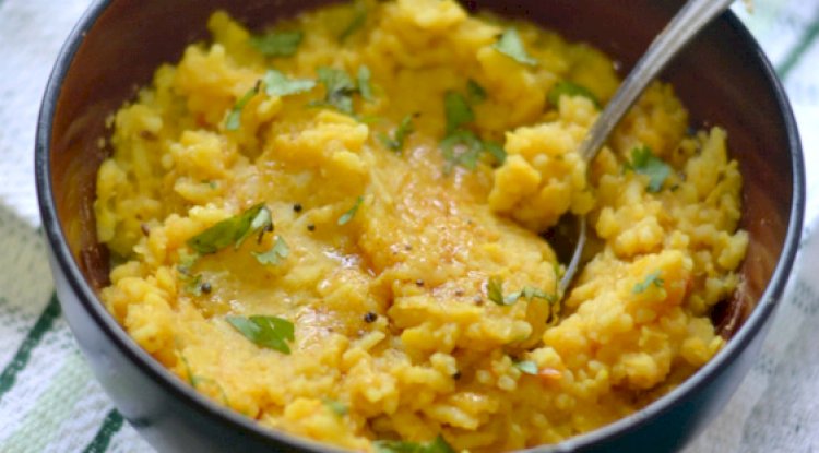 Jain-style Moong Dal Khichdi Recipe