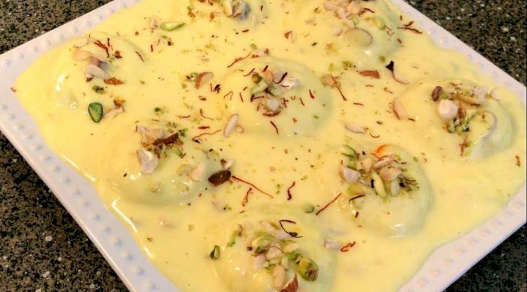 Kesar Rasmalai Recipe