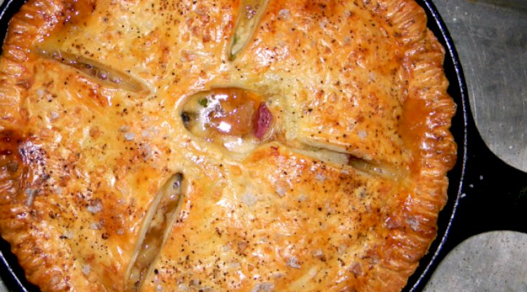 Skillet Chicken Pot Pie Recipe