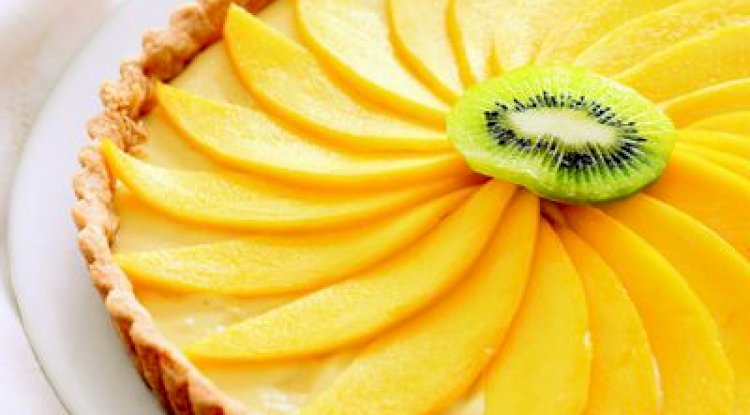 Mango And Yogurt Flan With Berry Basil Salsa Recipe