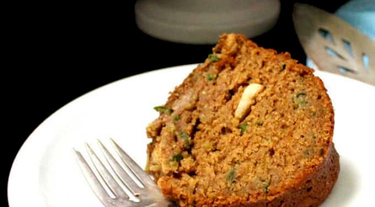 Eggless Cucumber Cake Recipe