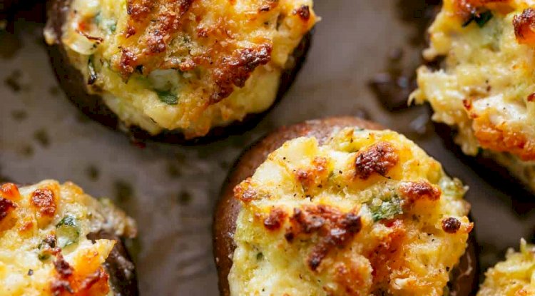 Stuffed Mushrooms with Crabmeat Recipe