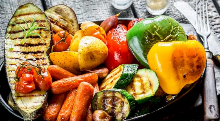 Grilled Vegetables Parcels Recipe