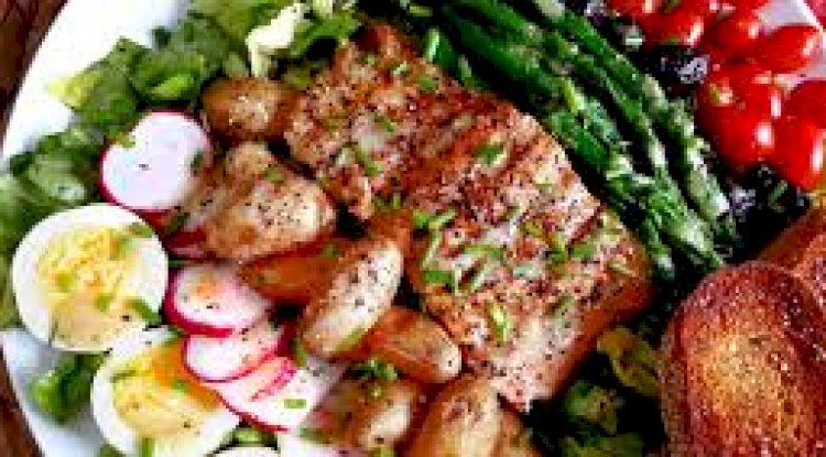 Grilled Salmon Nicoise Salad Recipe