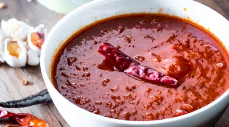 Wet Red Chilli Sauce Recipe