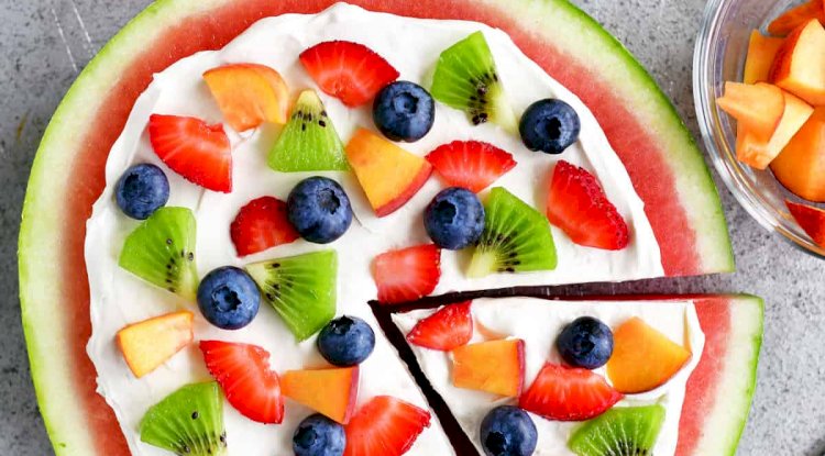 Watermelon Pizza Recipe