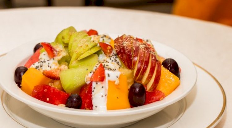 Fruit and Nut Chia Salad Recipe