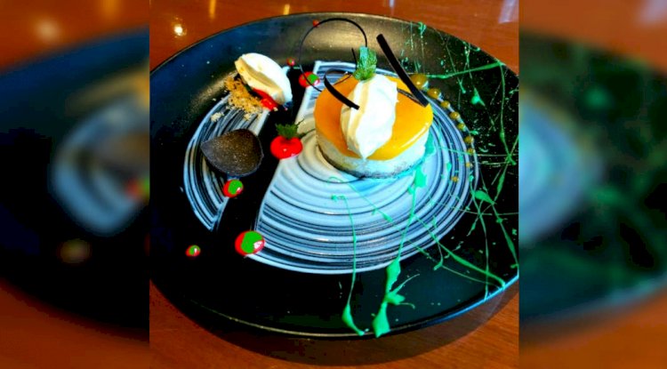 Thandai Infused Cheese Cake Recipe