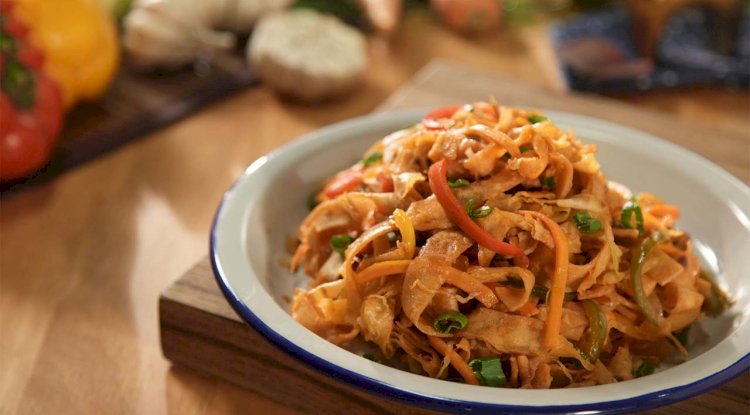 Vegetable Chapati Noodles Recipe