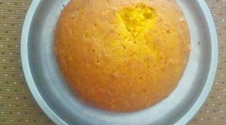 Custard Eggless Cake Recipe
