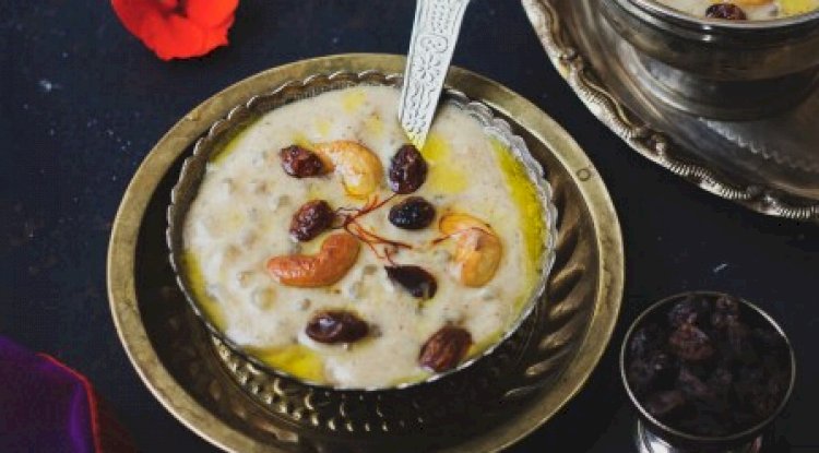 Sabudana Pudding Recipe