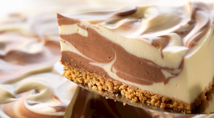 Vanilla Marble Philly Cheesecake Recipe