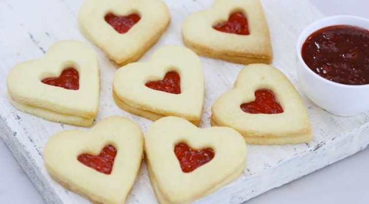 Valentine's Shortbread Cookies Recipe