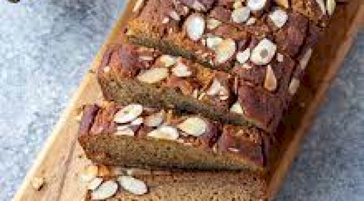 Spiced Almond Banana Jaggery Cake Recipe