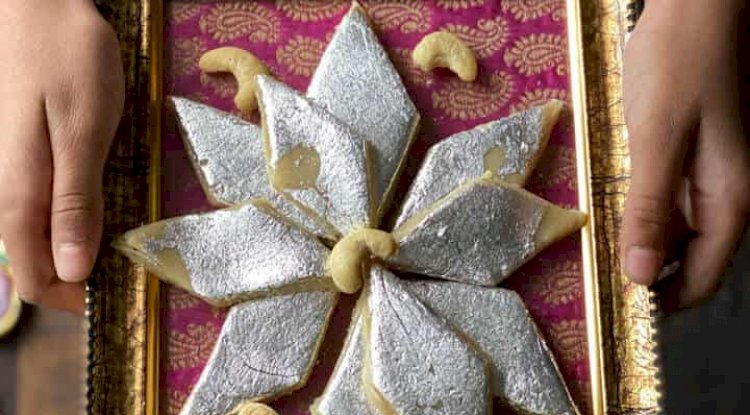 Kaju Katli with Milk Powder Recipe