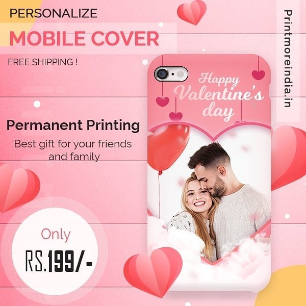 How to order custom mobile back cover | Print More India