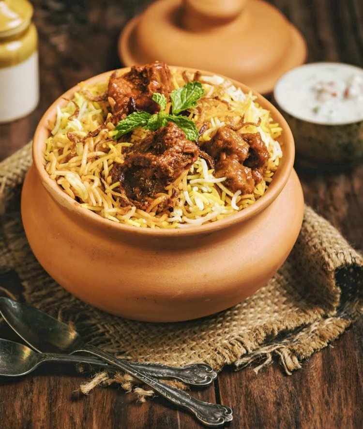 Awadhi Vegetable Biryani with Burani Raita Recipe